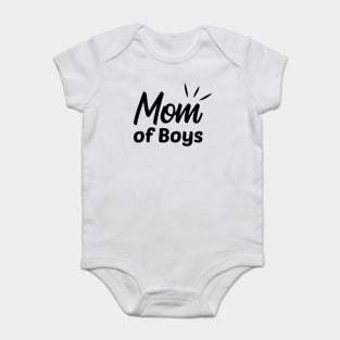 Mom of Boys Baby Bodysuit